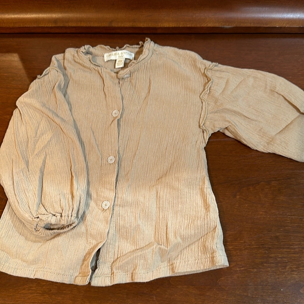Toddler Button Blouse